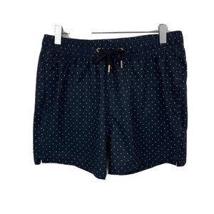 WeWoreWhat Boyfriend Swim Bottoms S Mens Black Micro Polka Dot Mesh Lining